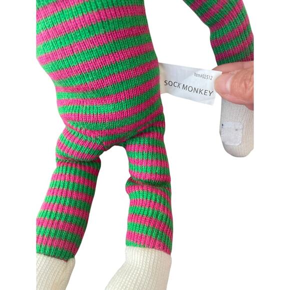 VINTAGE 2008 SOCK MONKEY THE ORIGINAL 19’ COLLECTIBLE RARE JUST HANGING AROUND - Picture 6 of 12